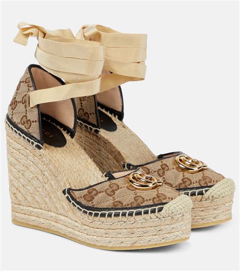 gucci wedge boots|gucci canvas espadrilles.